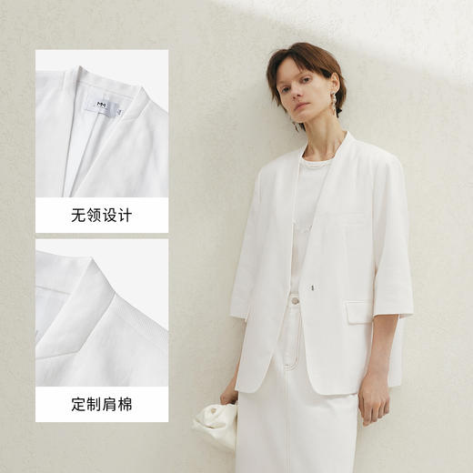 【商场同款】麦檬春秋宽松廓形莱赛尔有里西装5F3110231 商品图3