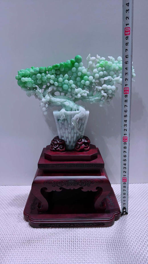 620825翡翠摆件【平安富贵】 商品图1