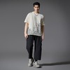 PINLI品立2025春夏新款宽松圆领文字印花短袖T恤上衣男B252111014 商品缩略图2