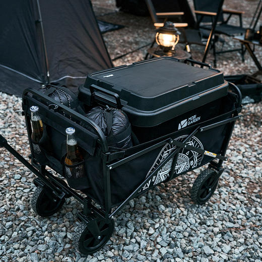 牧高笛（MOBIGARDEN）精致露营系列 星际折叠拖车黑色图腾款（BS款）NX22689004  商品图1