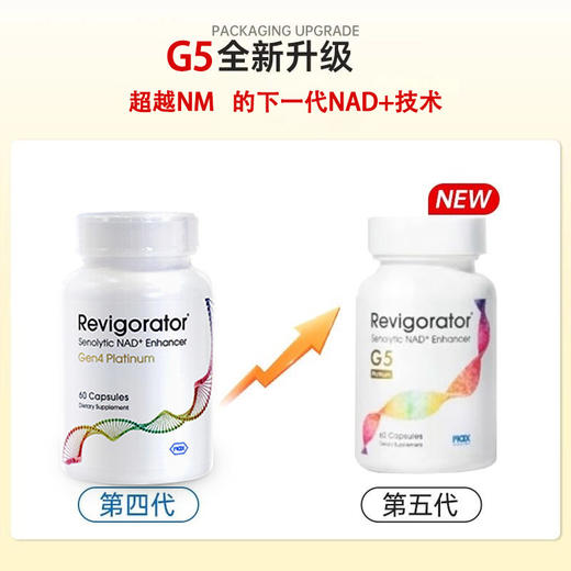 瑞维拓5代美国原装进口瑞维拓nmn白金版衰老NAD+G5官方旗舰店正品 商品图1