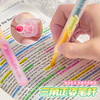 4支装【彩色斑斓，“规”划重点】轻描淡写，留下重点。突显个性，彰显品位。双头划重点记号笔，渐变叠色。荧光夺目，记事毫不费力。学生、办公必备！ 商品缩略图2