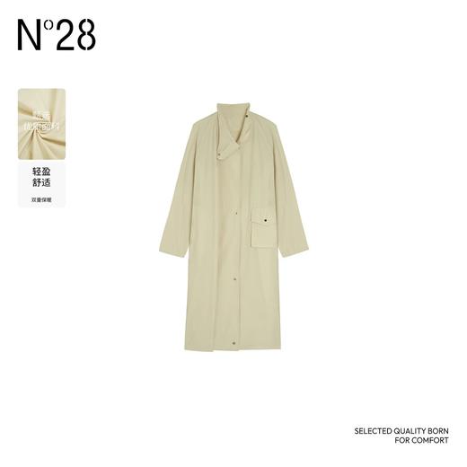 【破价】‘气质女人’2025春款气质显瘦中长款外套休闲时尚风衣8851C1F016 商品图2