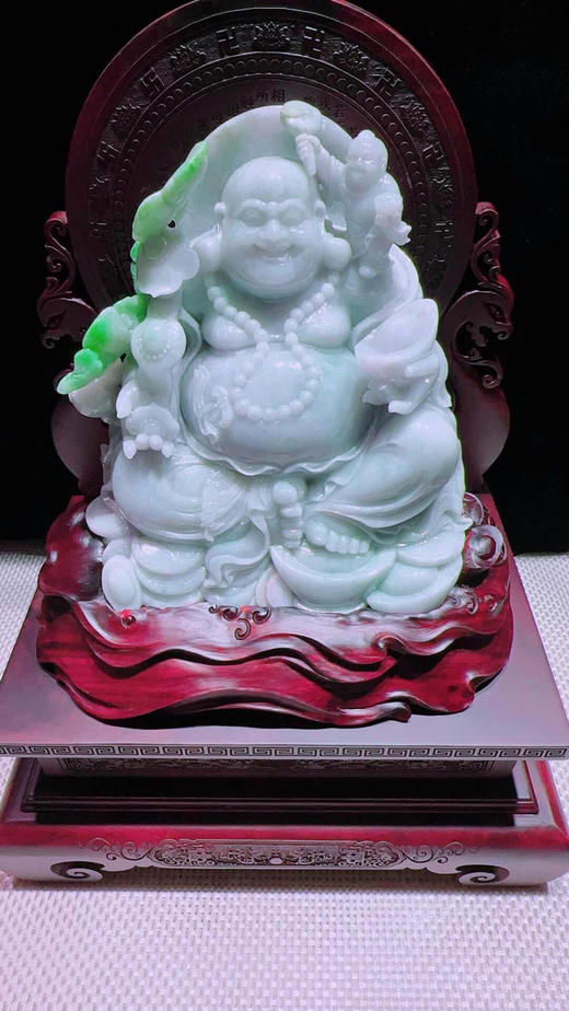 620828翡翠摆件【佛祖 大日如来】 商品图3