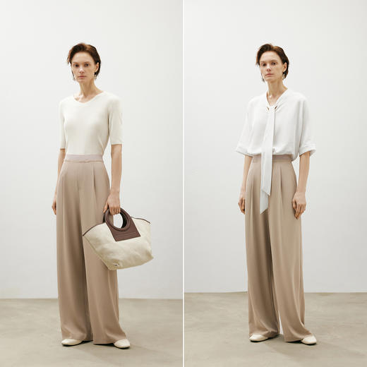 【商场同款】麦檬夏梭织长裤5F4151802 商品图1