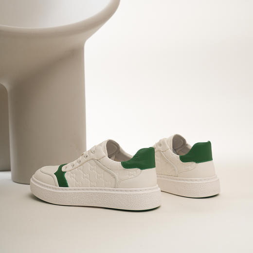 豪麟名鞋奥莱迪嘉男鞋休闲鞋牛皮革DJMMO51MX209绿色  原价1960元 商品图3