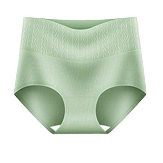  【4条装】美雅挺螺纹高腰纯棉内裤  舒适棉质透气内裤 商品图4