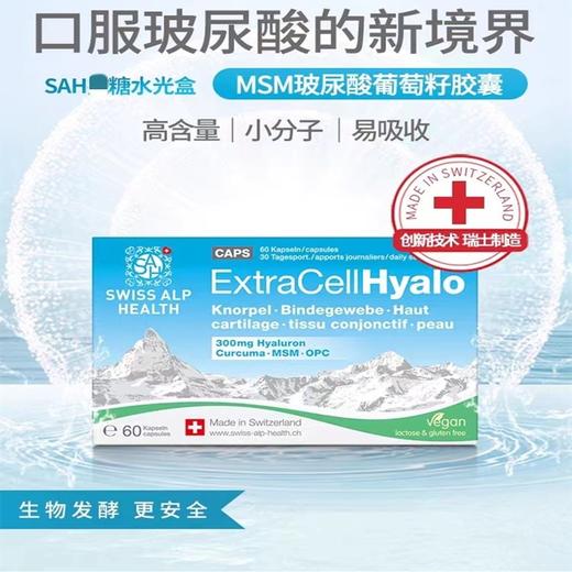 Swiss alp SAH 瑞士玻尿酸葡萄籽抗自由基糖化水光盒水嫩紧致锁水 商品图1