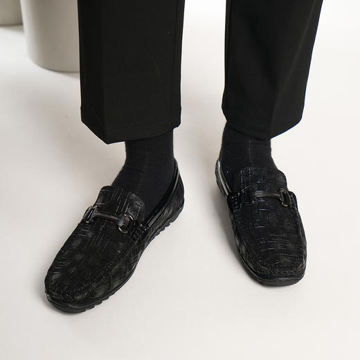 豪麟名鞋奥莱迪嘉男鞋商务鞋牛皮革DJMMO51MS208黑色  原价1660元 商品图2