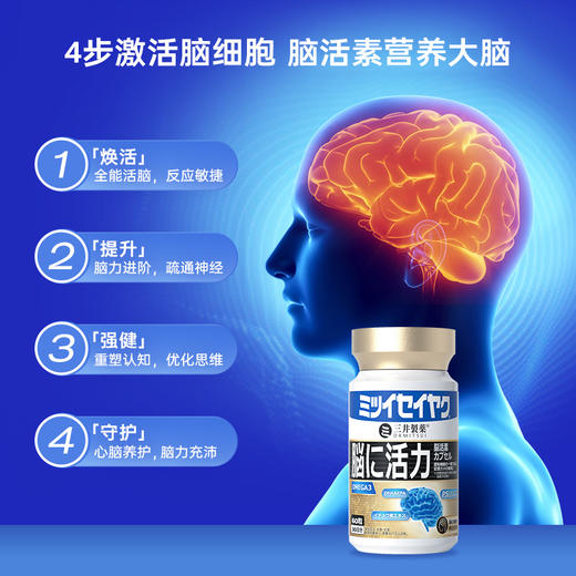 三井制药脑活素PS磷脂酰丝氨酸增强脑动力成人中老年人记忆力补脑 商品图1