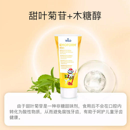 瑞士Dr.Wild儿童水果味牙膏，含氟防蛀，守护孩子每一颗牙 商品图5