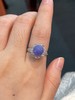 紫罗兰蛋面翡翠戒指 商品缩略图3