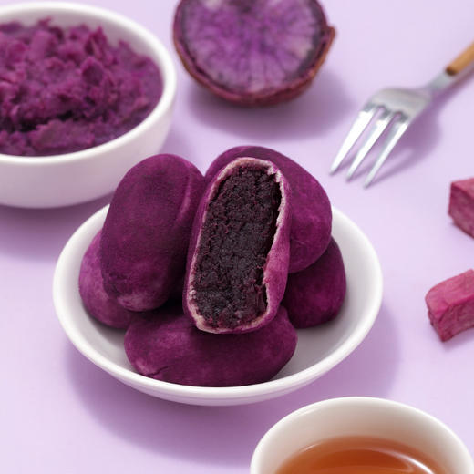 【100袋更超值❗️即使软糯紫薯仔】甄选品质原料制作，紫薯含量≥80% ，不单独添加蔗糖，高口感绵密，早餐代餐下午茶休闲食品 L 商品图2