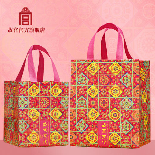 故宫四合如意手提袋 中号小号 商品图0