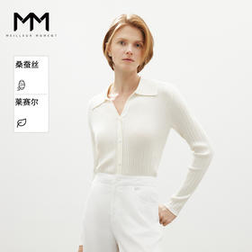 【商场同款】麦檬春秋莱赛尔桑蚕丝基础打底套头毛衫5F1230641