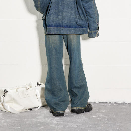 【商场同款】麦檬春秋牛仔长裤4F1150261X 商品图4