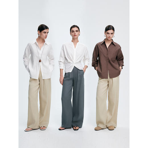 棉仓362612003-拼色翻袖西装套装 商品图4