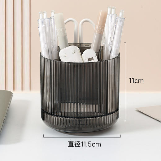 【开学季特惠❗️360°旋转笔筒】高颜值旋转收纳，大容量告别凌乱，抗摔耐用加大收纳笔筒学生文具置物架QQ六一儿童节礼物 商品图5