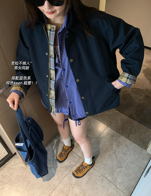 Barbour 原单男女两面穿无蜡夹克外套020601 商品图10