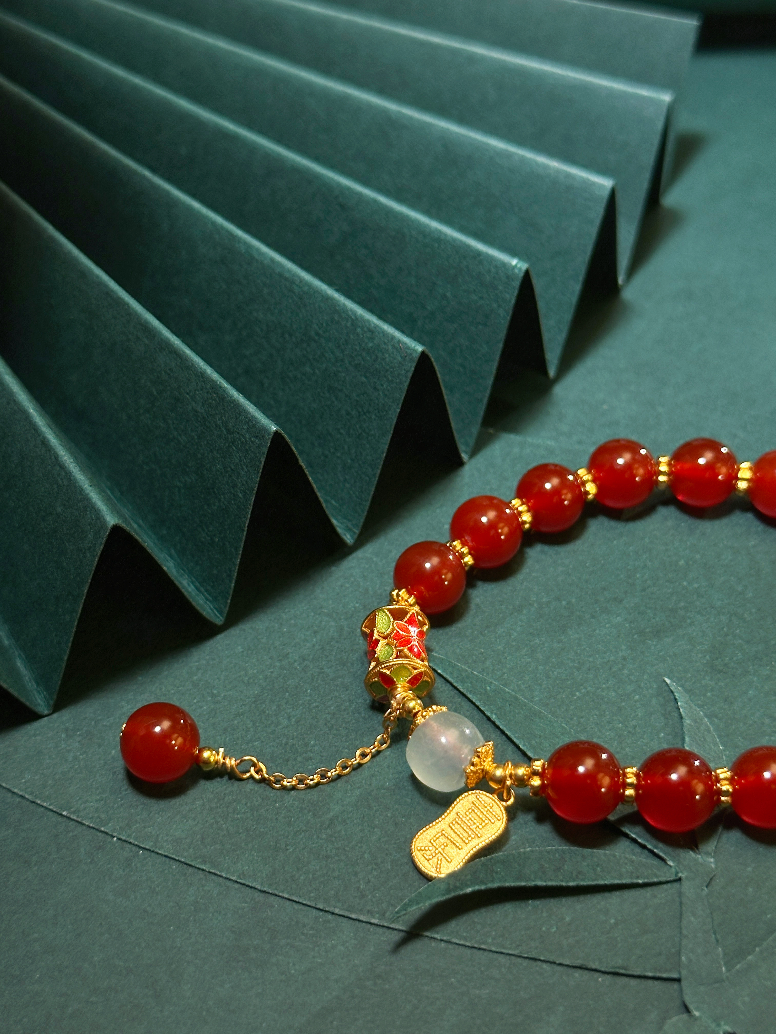 【214情人节专享】天兴珠宝平安喜乐国风手串一件（预售2月13日发货！！）