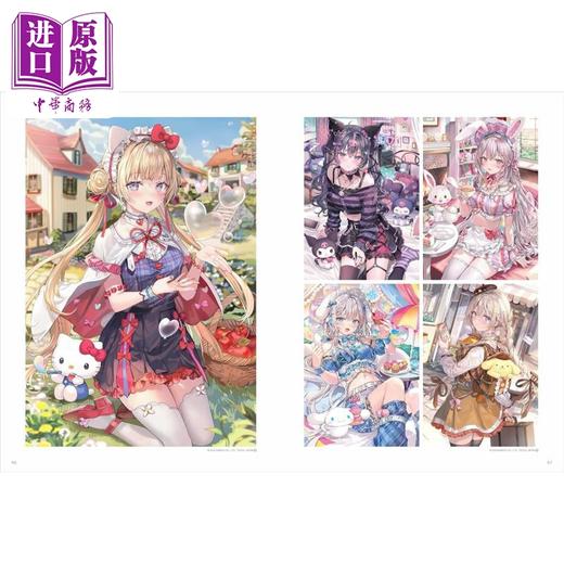 【中商原版】ももこ插画作品集 arpeggio 日文艺术原版 不时轻声地以俄语遮羞的邻座艾莉同学画师 玄光社 商品图2