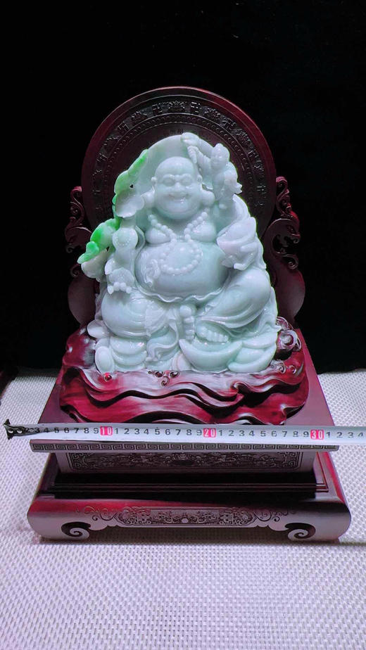 620828翡翠摆件【佛祖 大日如来】 商品图2