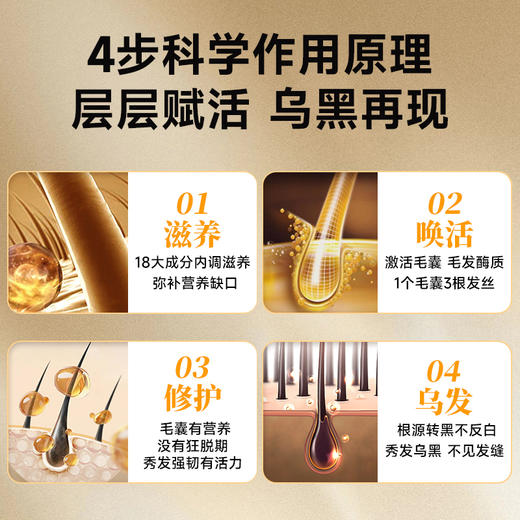 【拯救发际线】汉方乌发素复合生物素维生素b胶原蛋白叶酸黑芝麻 商品图2