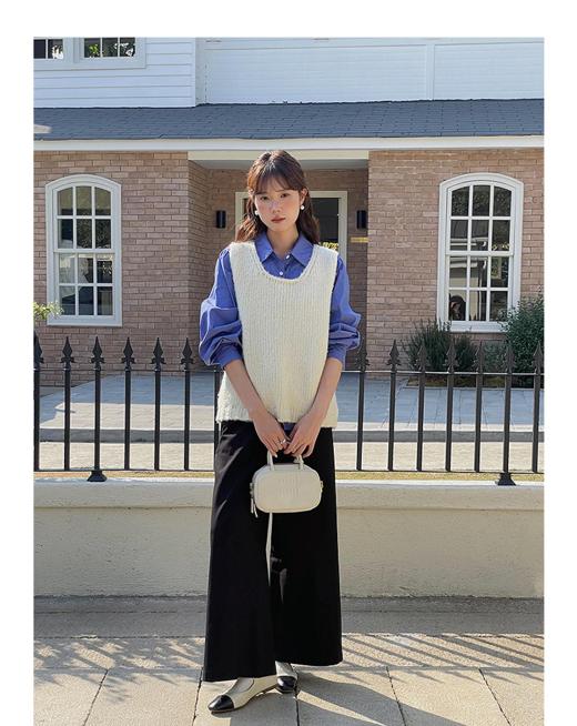 通勤天丝直筒休闲西裤 商品图2