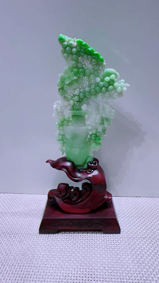 620823翡翠摆件【平安富贵】 商品图3