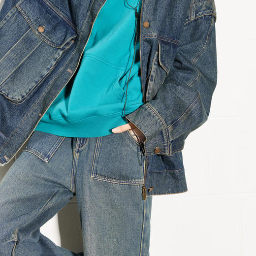 【商场同款】麦檬春秋牛仔长裤4F1150261X 商品图3