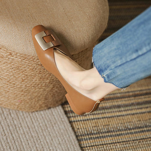 REREJOY方头法式奶奶单鞋 商品图11