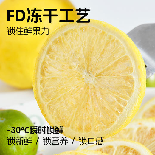 喜善花房 蜂蜜冻干柠檬片 100g*2/整箱装 100g*20 商品图4