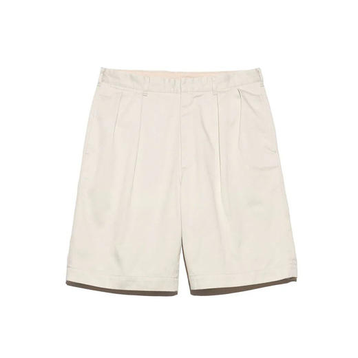 nanamica Double Pleat Chino Shorts男装有机棉混纺宽松廓形短裤 商品图2