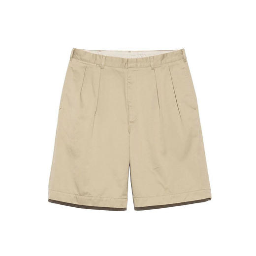 nanamica Double Pleat Chino Shorts男装有机棉混纺宽松廓形短裤 商品图3