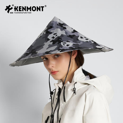 卡蒙晴雨两用黑胶防晒帽帽头戴式可折叠伞帽户外遮阳KM-6168/6127/6126 商品图10