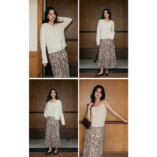 HeyDress彩虹扣针织两件套 商品图1