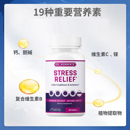 1v1咨询方案美国汉拿博士舒压锭胶囊舒缓解压放松综合维生素 商品图1