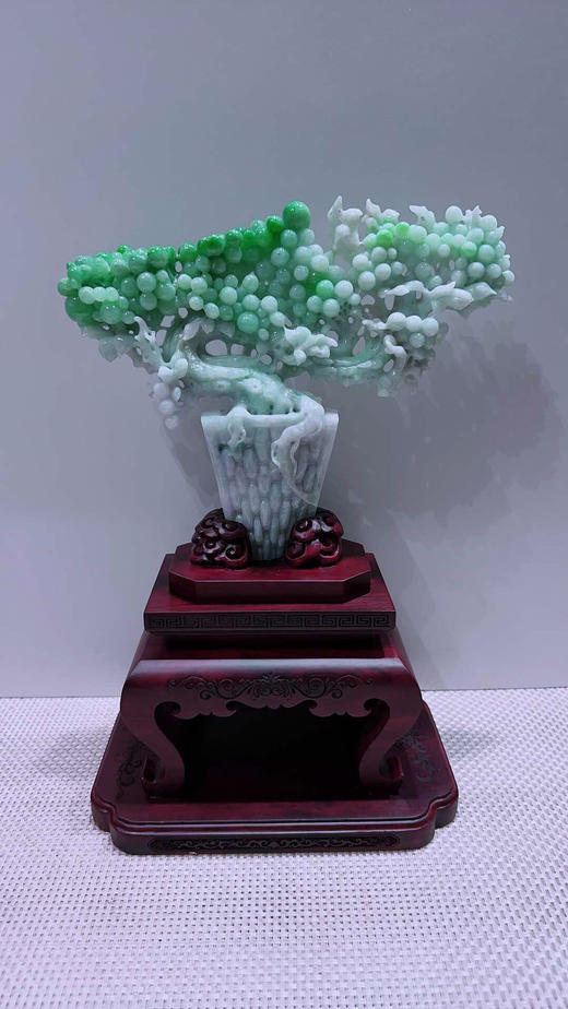 620825翡翠摆件【平安富贵】 商品图4