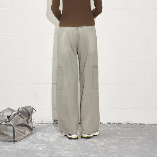 【商场同款】麦檬春秋牛仔长裤4F3250611 商品图4