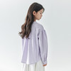 （合作款）棵初2025年春季新款童装紫色格子长袖衬衫 商品缩略图4