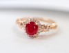 1.12ct刻面红宝石戒指 商品缩略图1