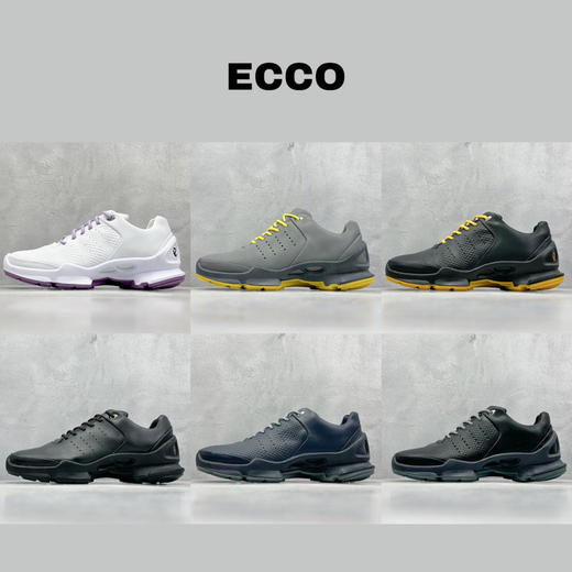 ECCO柔酷系列真皮休闲鞋运动鞋 商品图0