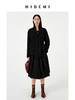 HIDEMI甄选进口纯棉纱线极简围巾T恤设计感V领口袋长袖纽扣衬衫女 商品缩略图8