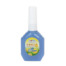 白雪（snowhite）X-18修正液18ml学生涂改液学习办公改正液多用途修正笔蓝瓶单支装