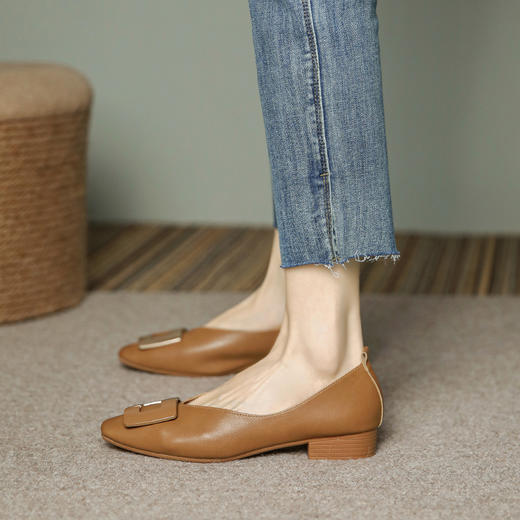 REREJOY方头法式奶奶单鞋 商品图12