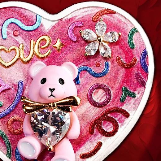 预定！2025情人节纪念银币 施洛华士奇水晶 纽埃官方发行 商品图4