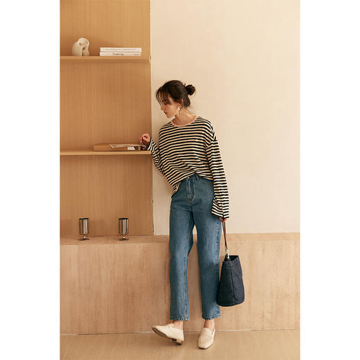 HeyDress法式复古高腰烟管裤 商品图3