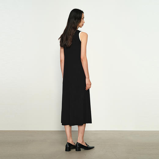 NEELLY纳俪商场同款春季新款撞色拼接针织连衣裙女显瘦慵懒A字裙N25022Y01088 商品图1