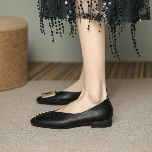 REREJOY方头法式奶奶单鞋 商品图5