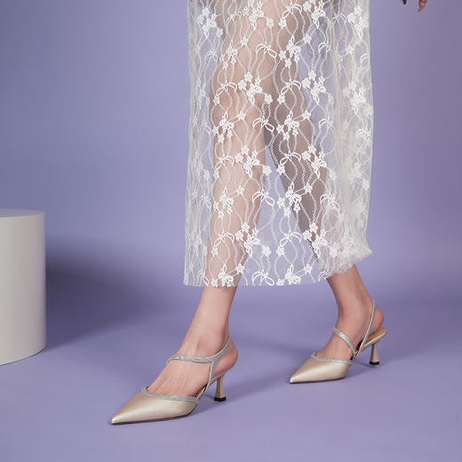 豪麟名鞋奥莱迪嘉女鞋半凉鞋DJYYO51WB201杏色  原价1660元 商品图2